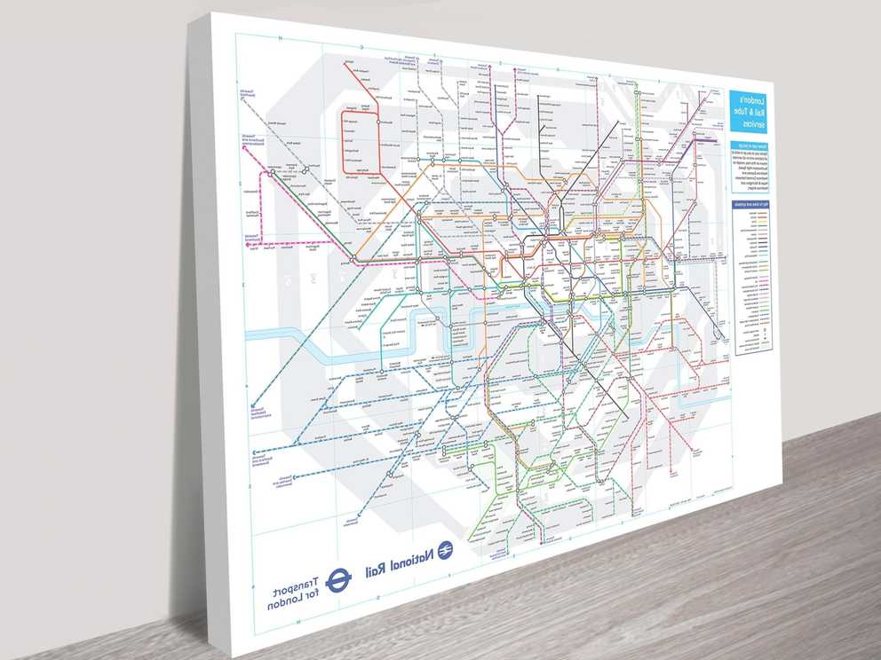 Featured Photo of Tube Map Wall Art