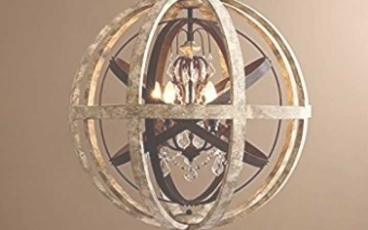 45 Collection of Metal Orb Chandelier