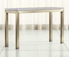 The 20 Best Collection of Parsons Travertine Top & Brass Base 48x16 Console Tables