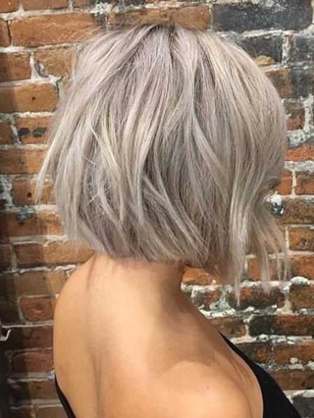 Featured Photo of Short Silver Blonde Bob Hairstyles