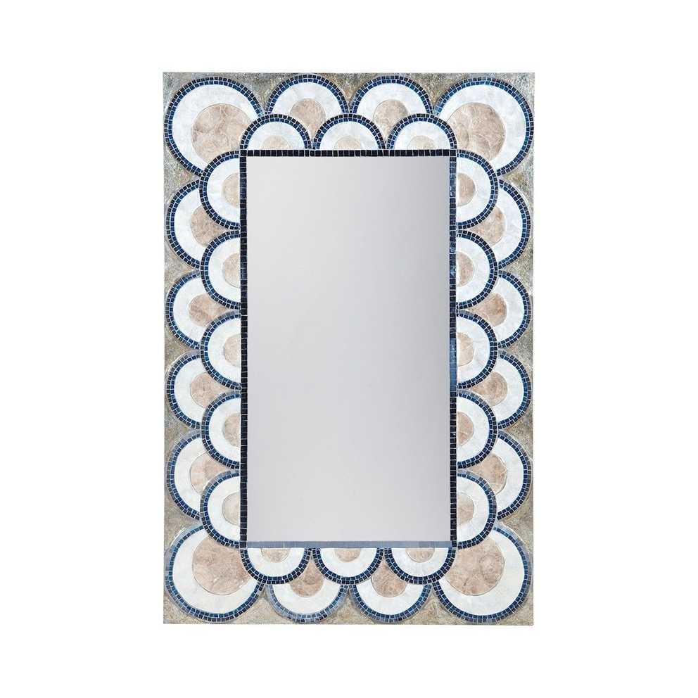 Inspiration about Dimond Home 7163 071 Art Deco Capiz Shell And Glass Mosaic Mirror Regarding Shell Mosaic Wall Mirrors (#10 of 15)