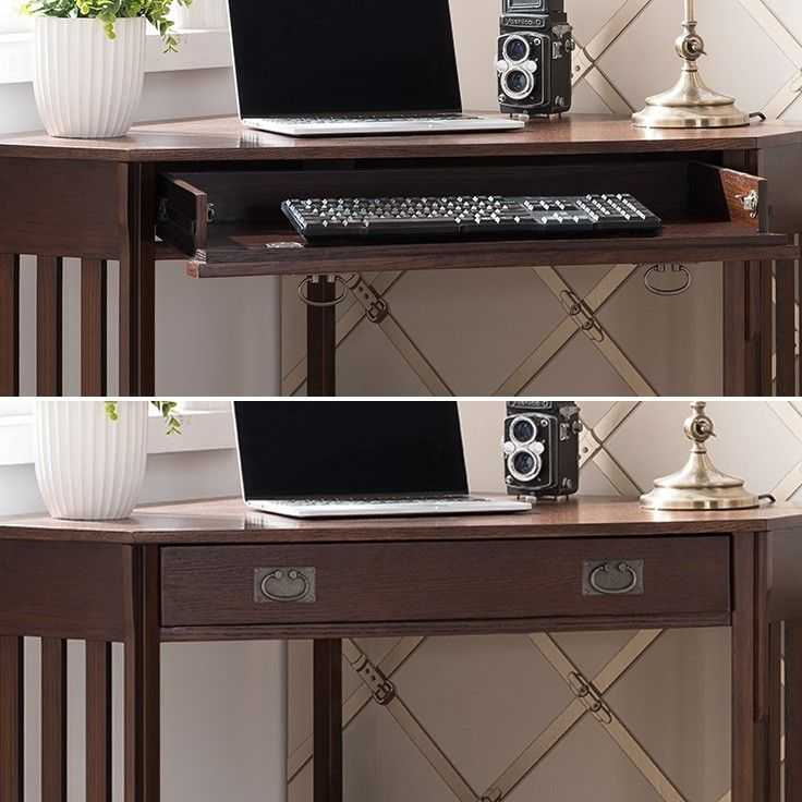 Popular Photo of White And Walnut 6 Shelf Computer Desks