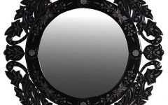 Black Venetian Mirrors