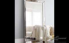 Silver Floor Standing Mirrors