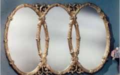 Triple Oval Wall Mirrors