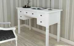 White and Cement Writing Desks
