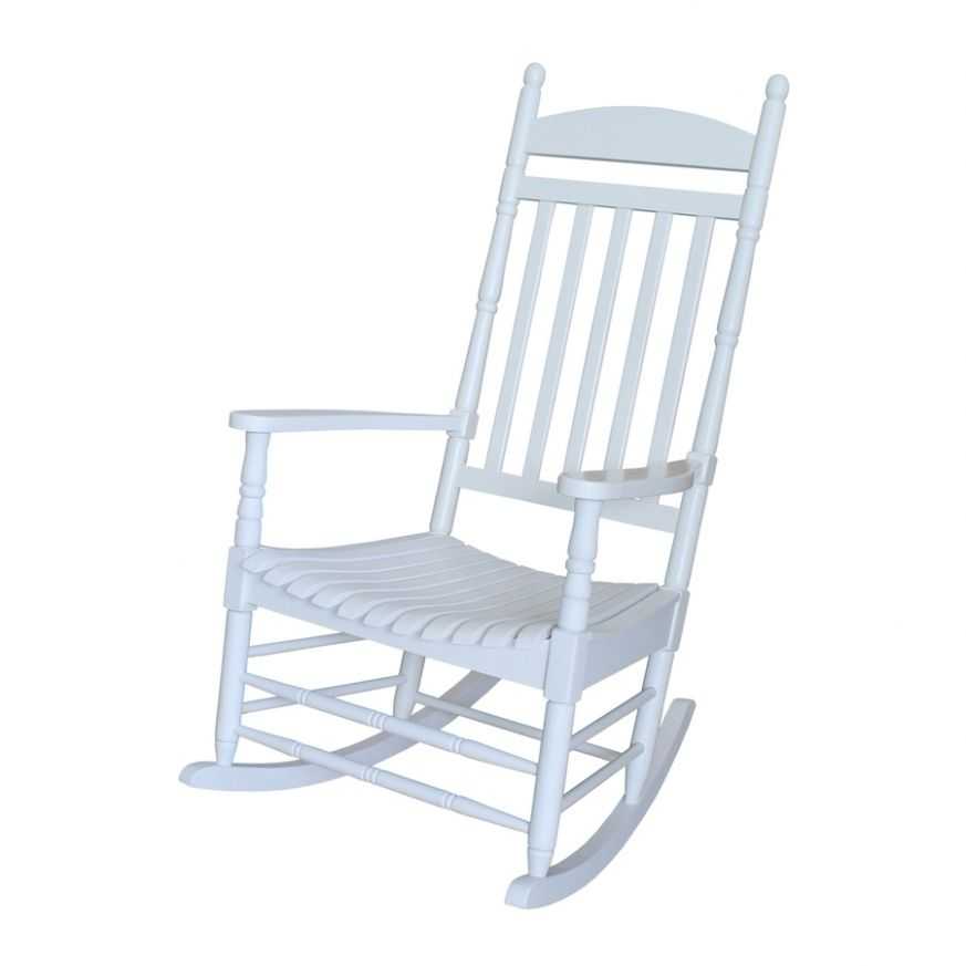 Shop International Concepts Acacia Rocking Chair With Slat Seat At … Intended For White Outdoor Rocking Chairs (Gallery 25 of 25)