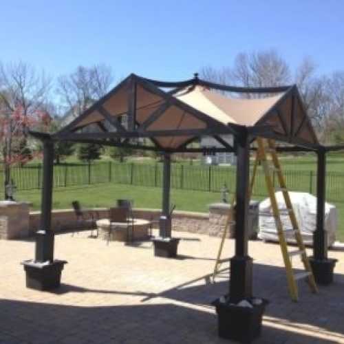 Anchor Gazebo Without Drilling (Photo 1 of 25)