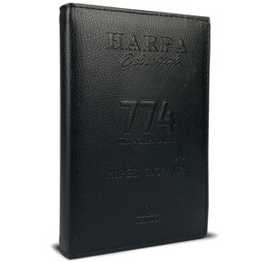 Harpa Cristã Celestial com Letra Grande | Luxo Preta