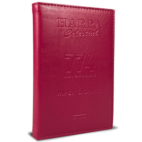 Harpa Cristã Celestial com Letra Grande | Luxo Pink