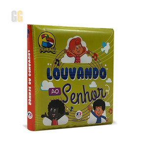Livrinho de banho - Três Palavrinhas - Louvando ao Senhor