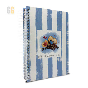 Bíblia Sagrada Anote | Slim Espiral | NVT | Chocolate