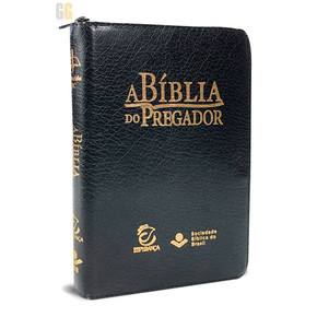 A Bíblia Do Pregador ARC | Preta com Zíper