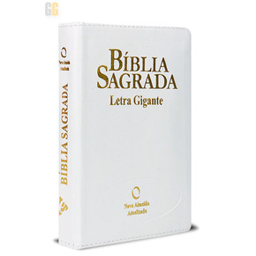 Bíblia Sagrada Letra Gigante - NAA | Branca 