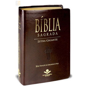 Bíblia NTLH com Letra Gigante (Luxo Marrom) - Com Índice