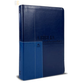 Bíblia em ordem cronológica NVI | Capa Azul