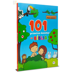 Livro Infantil | 101 primeiros desenhos da Bíblia para colorir | Idade 4+