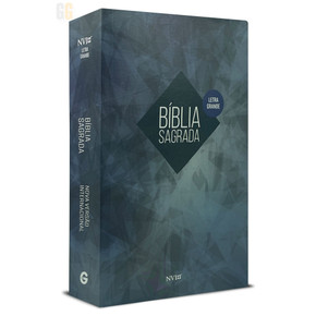 Bíblia Evangelize NVI | Letra Grande - Brochura | Capa Celeste