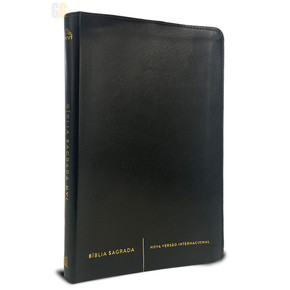 Bíblia Sagrada NVI Slim | Capa Luxo Preta