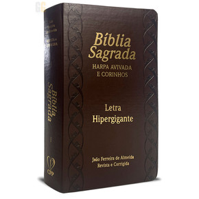 Bíblia Sagrada ARC - Letra Hipergigante | Harpa e Corinhos