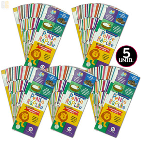 Kit Jogo Pense Rápido - Conhecimentos da Bíblia - 5 Unidades