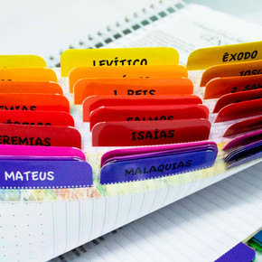 Abas Adesivas Para Bíblia + Índice lateral | Colors 