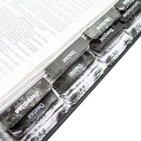 Abas Adesivas Para Bíblia + Índice lateral | Preto