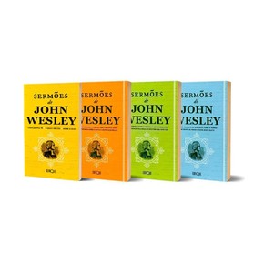 Combo 4 Livros Coleção Sermões de John Wesley