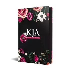 Bíblia King James Atualizada Slim Capa Dura Floral Pink