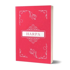 Harpa Letra Gigante Capa Brochura Pink