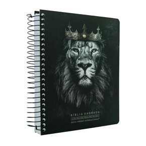 Bíblia NVI Com Espaço Para Anotações - Letra Média - Capa Espiral Rei Dos Reis