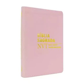 Bíblia Sagrada NVT - Letra Média - Capa Luxo Rosa