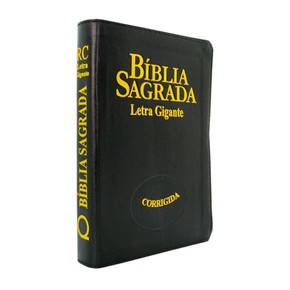 Bíblia Sagrada RC Com Índice - Letra Gigante - Capa Luxo Preta