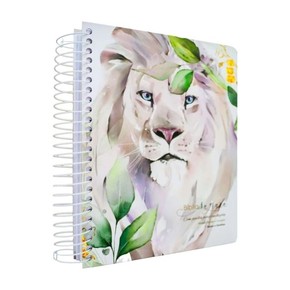 Bíblia Sagrada Com Espaço Para Anotações Harpa Avivada E Corinhos Leão Aquarela