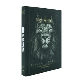 Bíblia Evangelismo ARC - Capa Leão Rei Dos Reis - Edição De Bolso