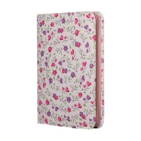 Planner Meu Plano Perfeito - Capa Couro Soft Romântica Com Flores