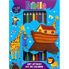 Art Attack kit de colorir - Bíblia