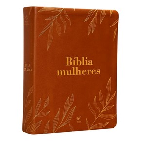 Bíblia NAA Com Espaço Para Anotações - Coleção Mulheres Folhas Caramelo