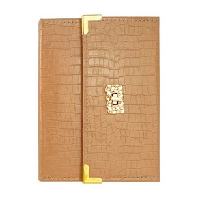 Bíblia ARC Bolsa Com Alça Croco Bege