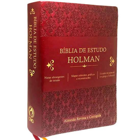 Bíblia de Estudo Holman (Vinho)