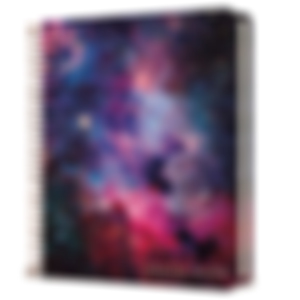 Foto Bíblia Anote Espiral NVI - Galáxia | Brilha no escuro