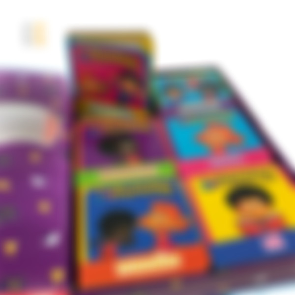 Foto Box Infantil com 6 Mini Livros 3 Palavrinhas | Idade 3+