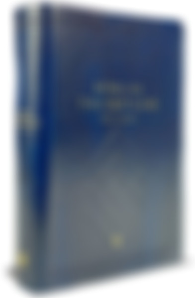 Foto Bíblia Thompson com Índice - Letra Grande AEC | Capa Luxo - Azul
