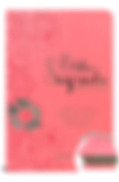 Foto Bíblia ARC com Índice Hipergigante | Textos Coloridos com Harpa | Floral Dalia Rosa