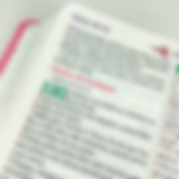 Foto Bíblia de Estudo da Mulher Sábia | Textos Coloridos Com Harpa | Magnolia Branca