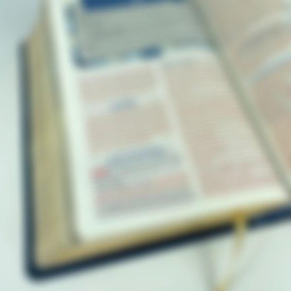 Foto A Bíblia do Pregador Fiel | ARC | Textos Coloridos | Capa Azul