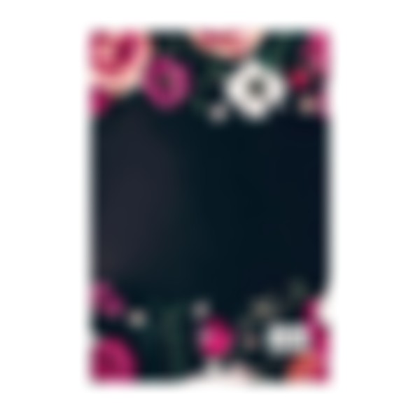 Foto Harpa Letra Gigante Capa Brochura Floral Pink