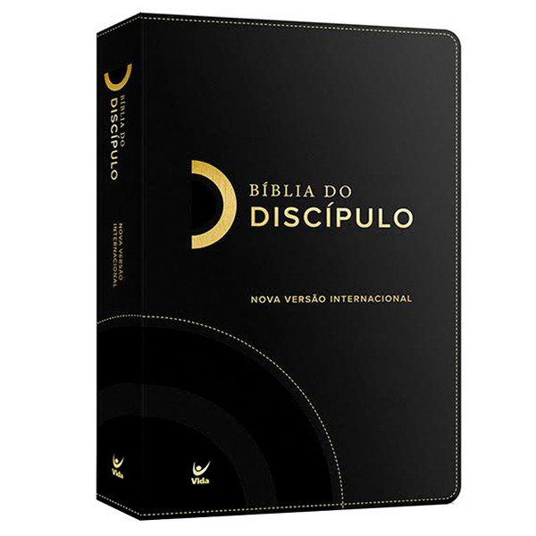 Foto Bíblia do Discípulo - Capa Luxo Preta