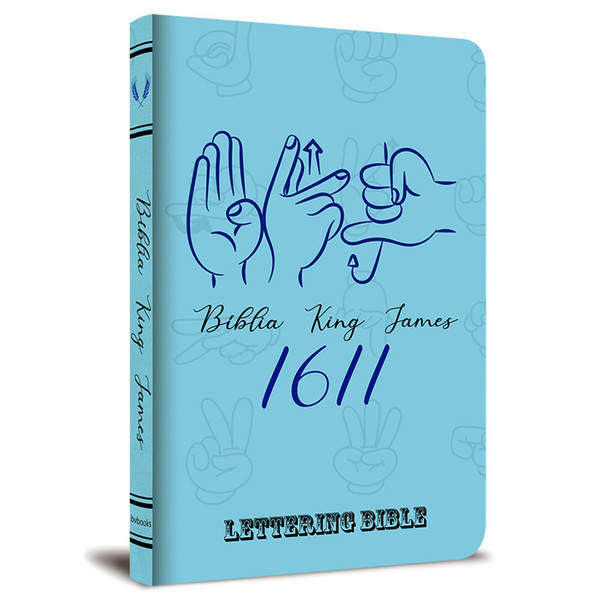 Foto Bíblia King James 1611 | Ultra Fina | Lettering Bible | Sinais