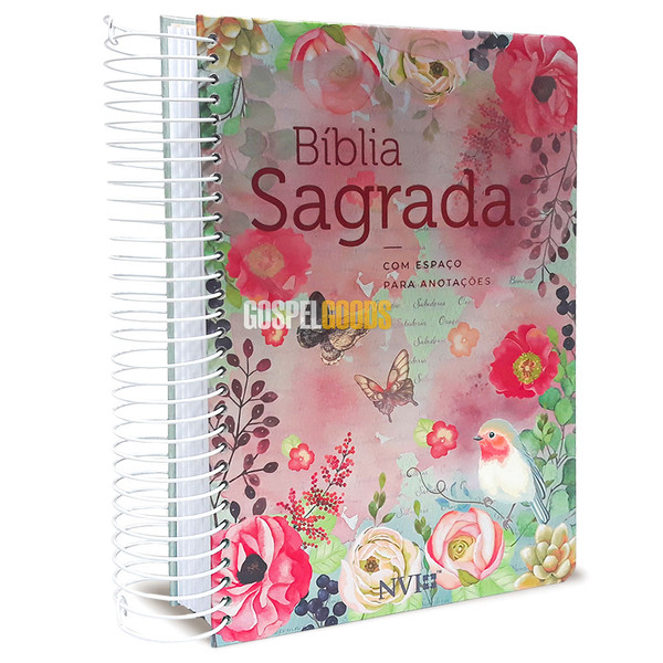 Foto Bíblia Anote Espiral NVI | Clássica Virtuosa